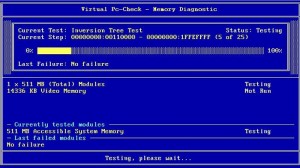Virtual Pc-Check Memory Test