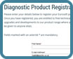 Diagnostic Product Registration