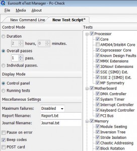 Pc-Check etest manager