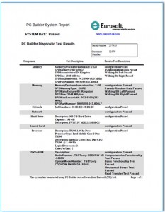 PC Builder Report