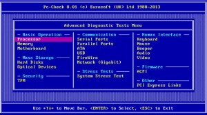 Pc-Check 801 Advanced Diagnostics