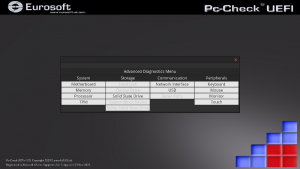 Main Test Menu