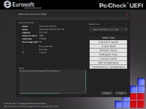 NVMe Test Menu